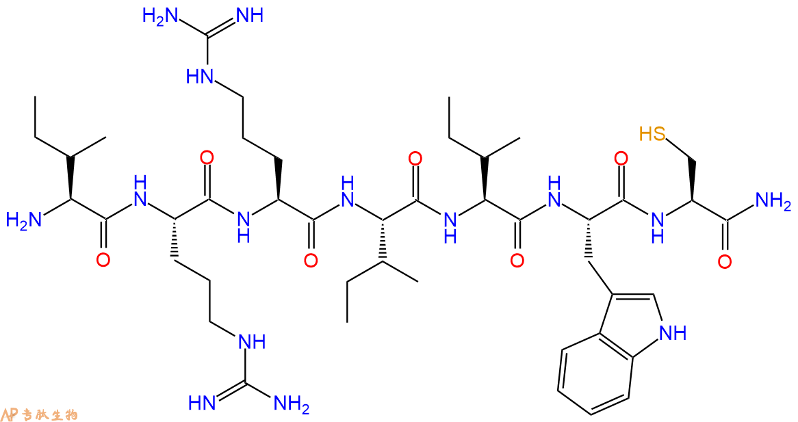 专肽生物产品H2N-Ile-Arg-Arg-Ile-Ile-Trp-Cys-NH2