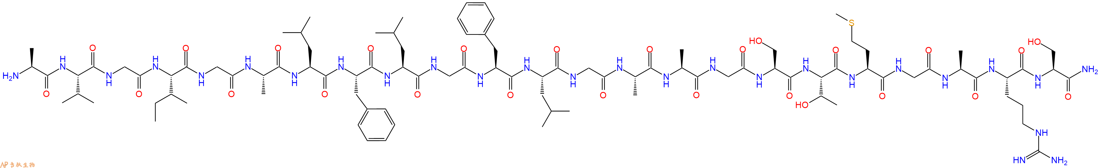 专肽生物产品HIV-1 env Protein gp41 (1-23) amide (isolates BRU/JRCSF)128631-86-7