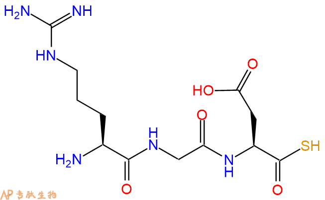 专肽生物产品H2N-Arg-Gly-Asp-SH