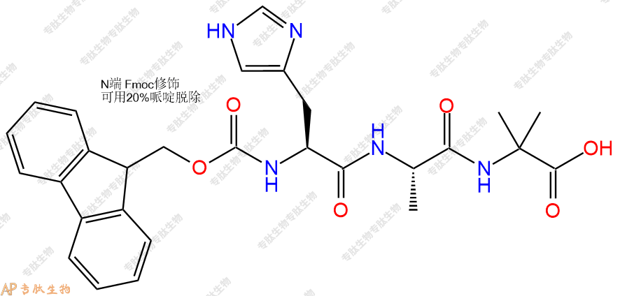 专肽生物产品Fmoc-His-Ala-Aib-OH