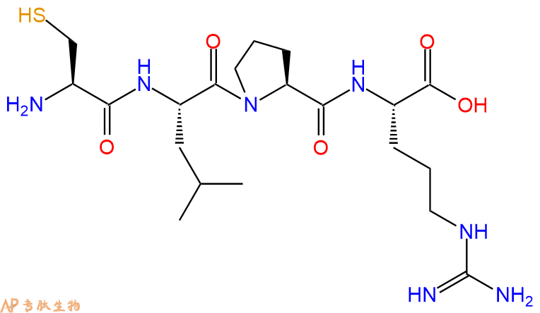 专肽生物产品H2N-Cys-Leu-Pro-Arg-OH