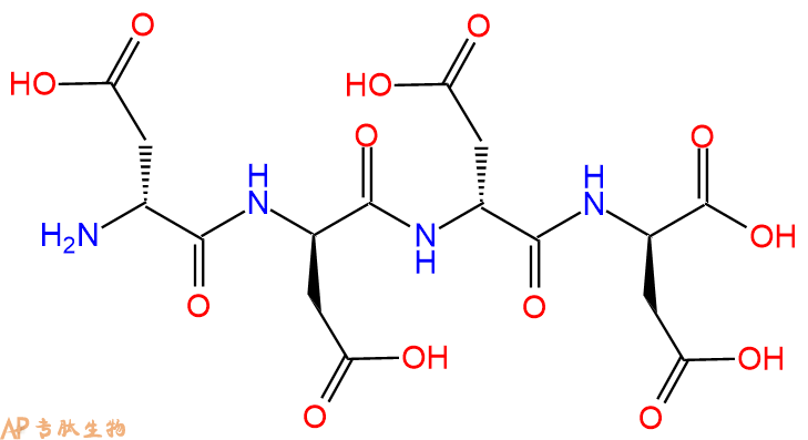 专肽生物产品H2N-DAsp-DAsp-DAsp-DAsp-OH