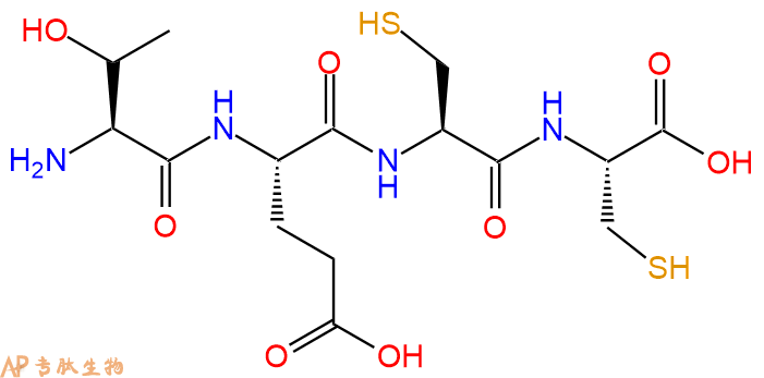专肽生物产品H2N-Thr-Glu-Cys-Cys-OH