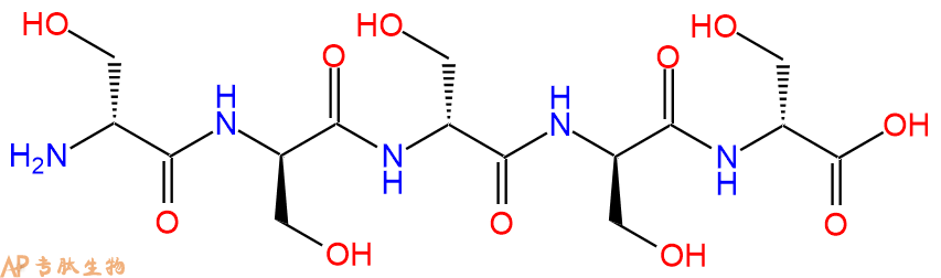 专肽生物产品H2N-DSer-DSer-DSer-DSer-DSer-OH