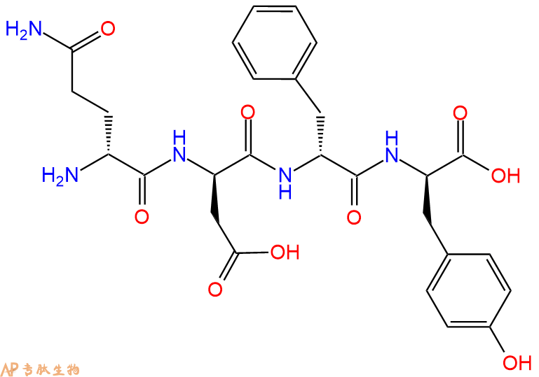专肽生物产品H2N-DGln-DAsp-DPhe-DTyr-OH