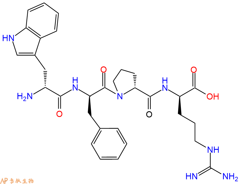 专肽生物产品H2N-DTrp-DPhe-DPro-DArg-OH
