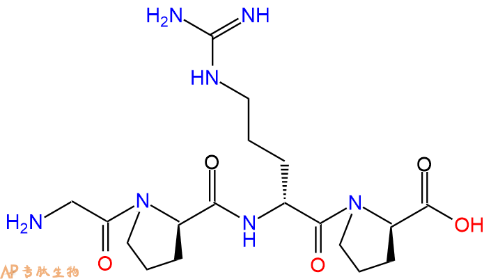 专肽生物产品H2N-Gly-DPro-DArg-DPro-OH