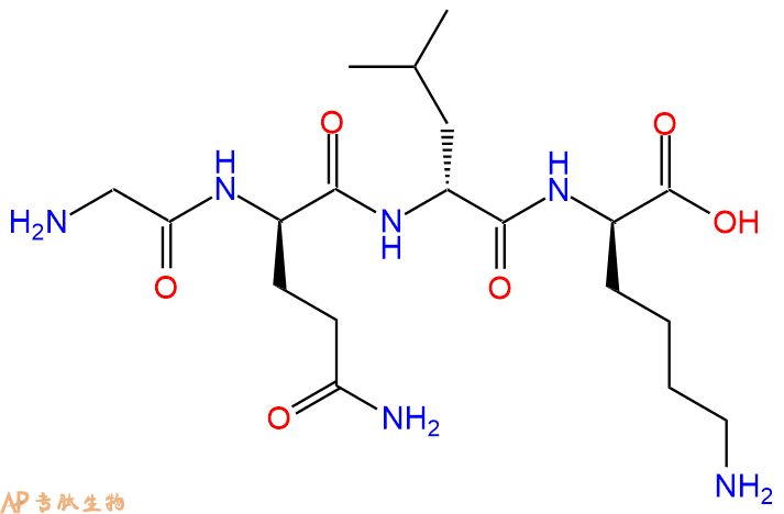 专肽生物产品H2N-Gly-DGln-DLeu-DLys-OH