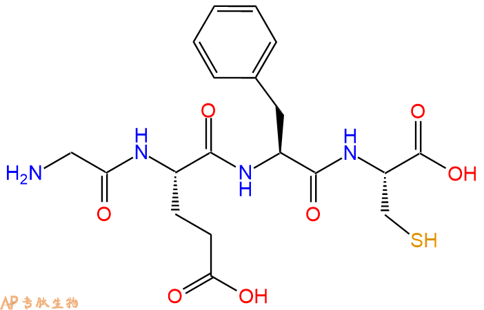 专肽生物产品H2N-Gly-Glu-Phe-Cys-OH