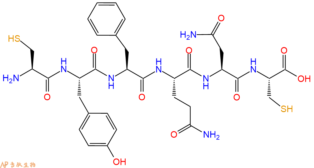 专肽生物产品H2N-Cys-Tyr-Phe-Gln-Asn-Cys-OH