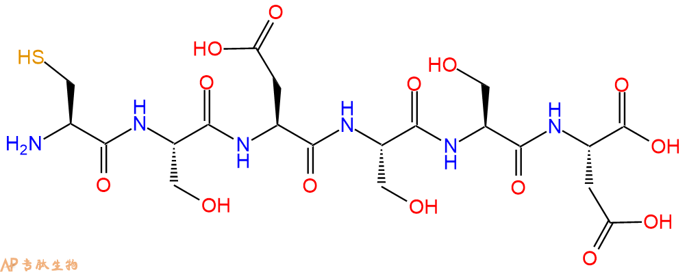 专肽生物产品H2N-Cys-Ser-Asp-Ser-Ser-Asp-OH