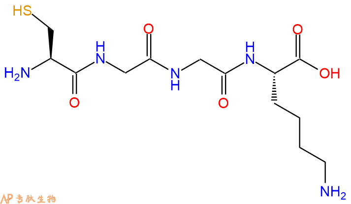 专肽生物产品H2N-Cys-Gly-Gly-Lys-OH