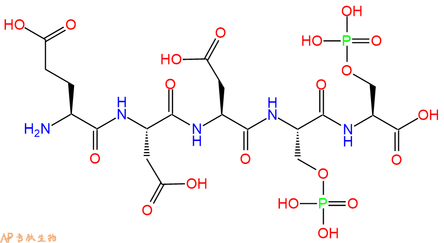 专肽生物产品H2N-Glu-Asp-Asp-Ser(PO3H2)-Ser(PO3H2)-OH