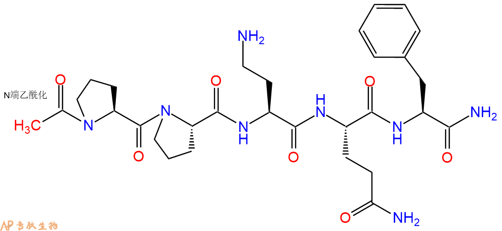 专肽生物产品Ac-Pro-Pro-Dab-Gln-Phe-NH2