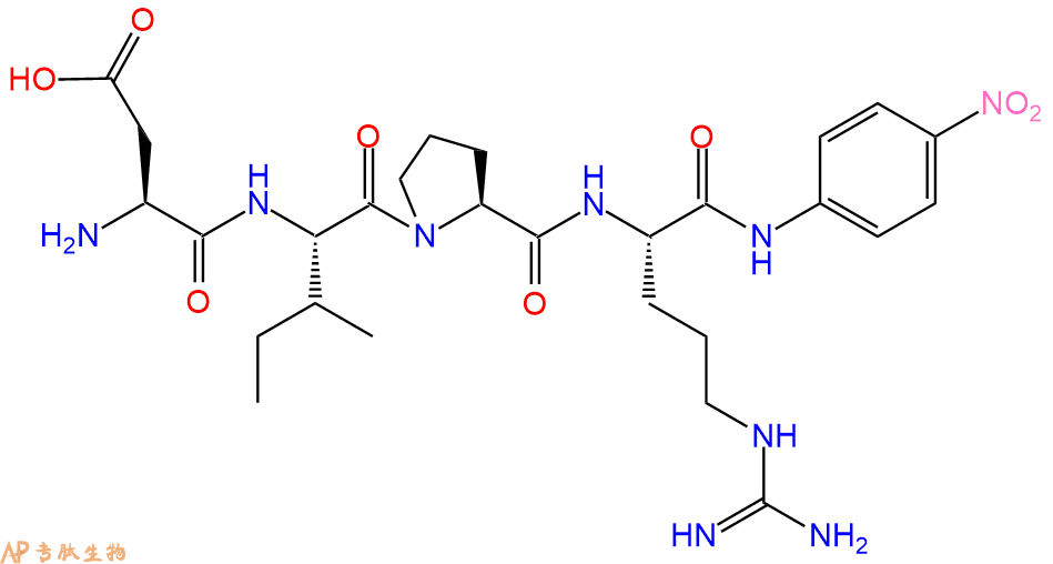 专肽生物产品H2N-Asp-Ile-Pro-Arg-pNA