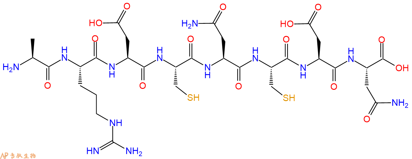 专肽生物产品H2N-Ala-Arg-Asp-Cys-Asn-Cys-Asp-Asn-OH