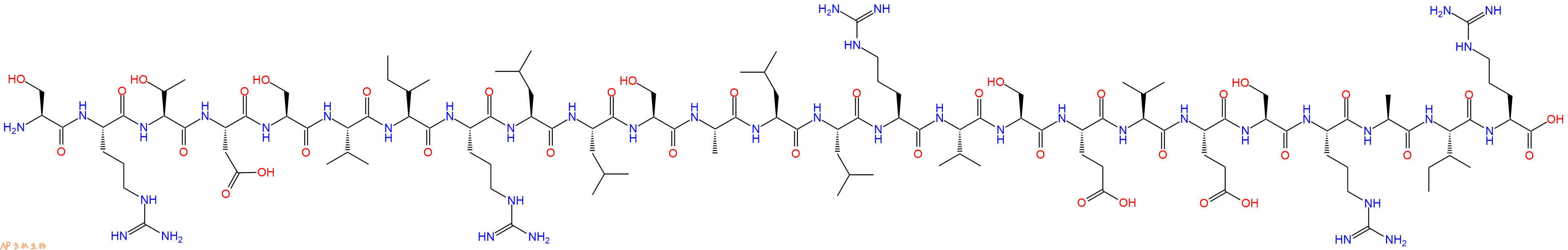 专肽生物产品H2N-Ser-Arg-Thr-Asp-Ser-Val-Ile-Arg-Leu-Leu-Ser-Ala-Leu-Leu-Arg-Val-Ser-Glu-Val-Glu-Ser-Arg-Ala-Ile-Arg-OH