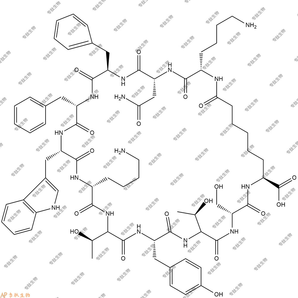 专肽生物产品CGP 23996, SST 1 受体激动剂；SST 2 受体激动剂；SST 3 受体激动剂；SST 4 受体激动剂；SST 5 受体激动剂86170-12-9