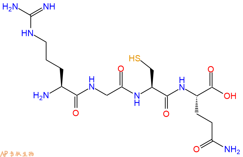 专肽生物产品H2N-Arg-Gly-Cys-Gln-OH