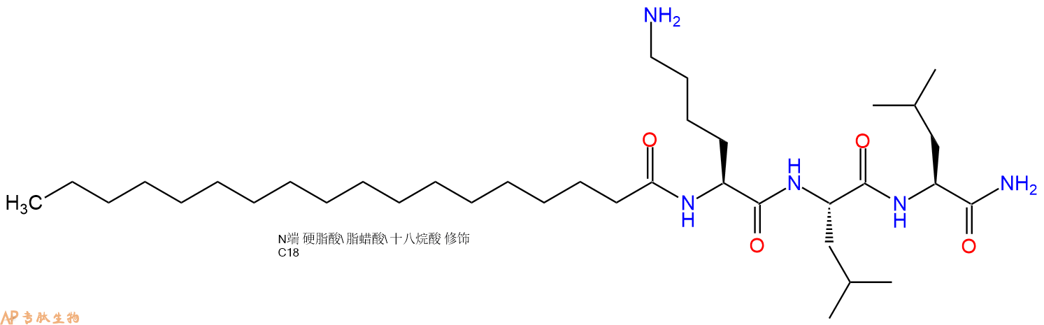 专肽生物产品Stearoyl-Lys-Leu-Leu-CONH2