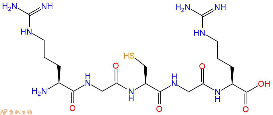 专肽生物产品H2N-Arg-Gly-Cys-Gly-Arg-OH