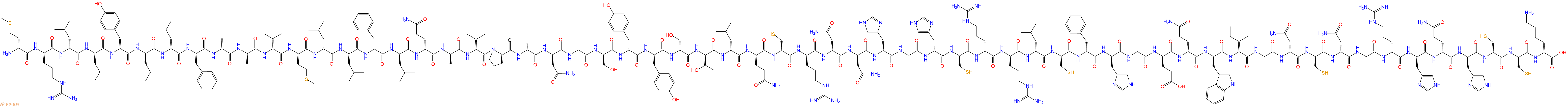 专肽生物产品H2N-DMet-DArg-DLeu-DLeu-DTyr-DLeu-DLeu-DPhe-DAla-DAla-DVal-DMet-DLeu-DLeu-DPhe-DLeu-DGln-DAla-DVal-DPro-DAla-DAsn-Gly-DSer-DTyr-DTyr-DSer-DThr-DLeu-DGln-DCys-DArg-DAsn-DAsn-DHis-Gly-DHis-DCys-DArg-DArg-DLeu-DCys-DPhe-DHis-Gly-DGlu-DGln-DTrp-DIle-Gly-DAsn-D