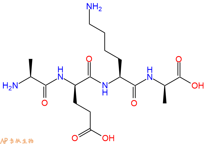 专肽生物产品H2N-Ala-DGlu-Lys-DAla-OH