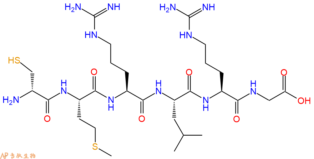 专肽生物产品H2N-DCys-Met-Arg-Leu-Arg-Gly-OH