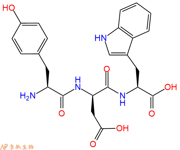 专肽生物产品H2N-Tyr-DAsp-Trp-OH