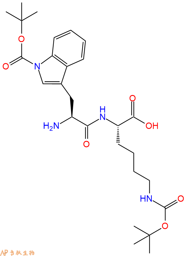 专肽生物产品H2N-Trp(Boc)-Lys(Boc)-OH