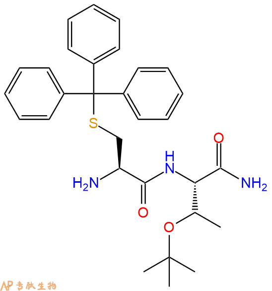 专肽生物产品H2N-Cys(Trt)-Thr(tBu)-CONH2