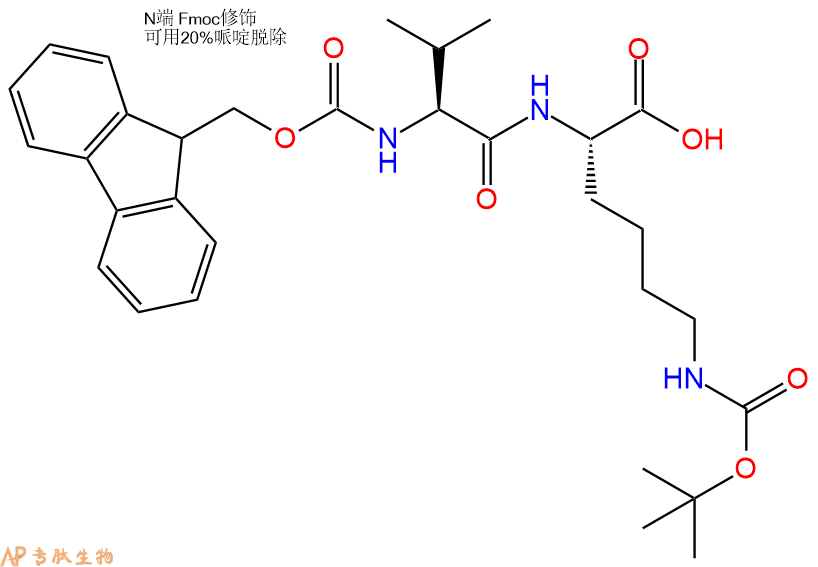 专肽生物产品Fmoc-Val-Lys(Boc)-OH