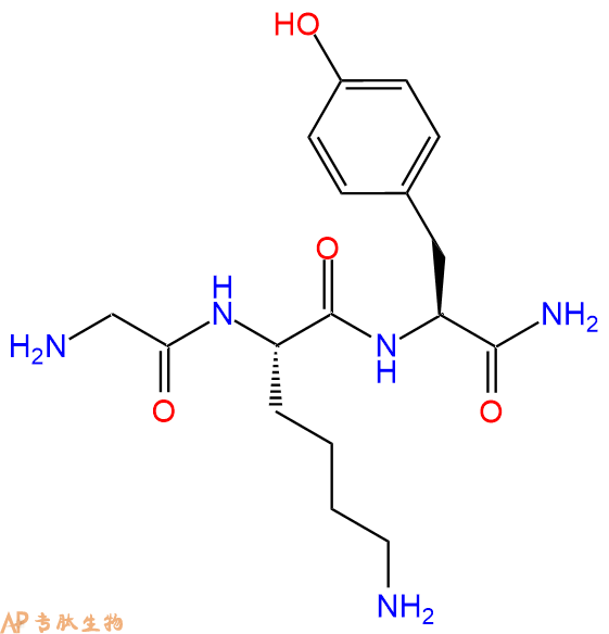 专肽生物产品H2N-Gly-Lys-Tyr-CONH2