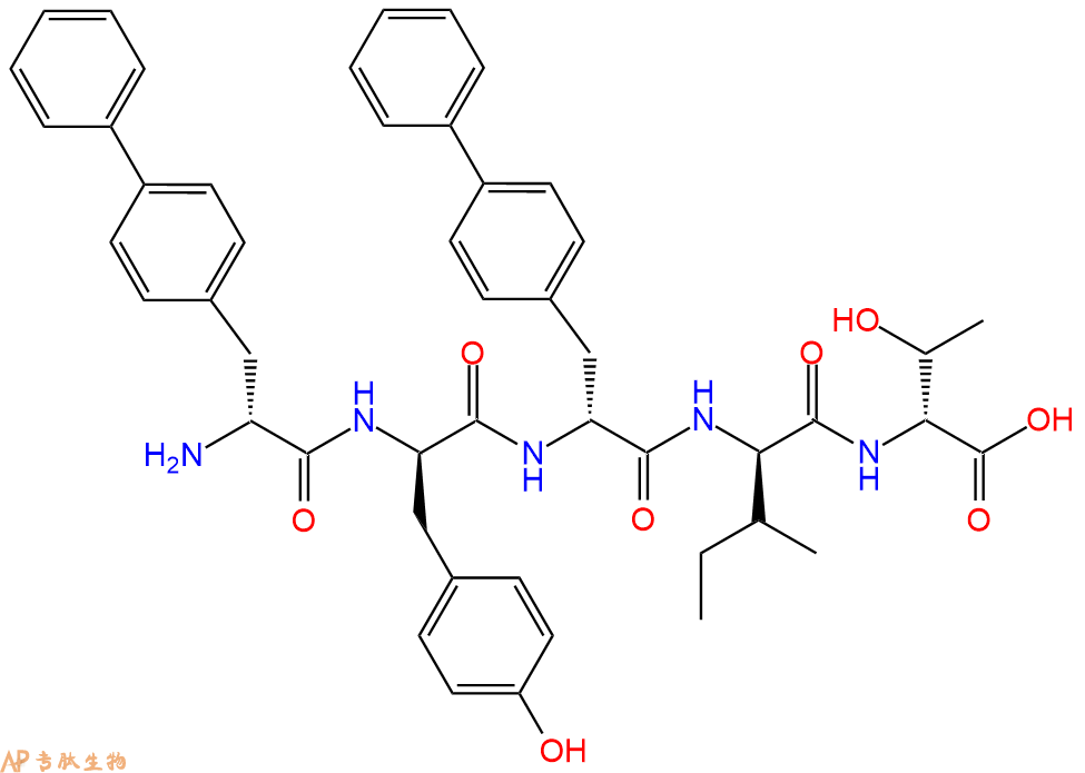 专肽生物产品H2N-DBip-DTyr-DBip-DIle-DThr-OH