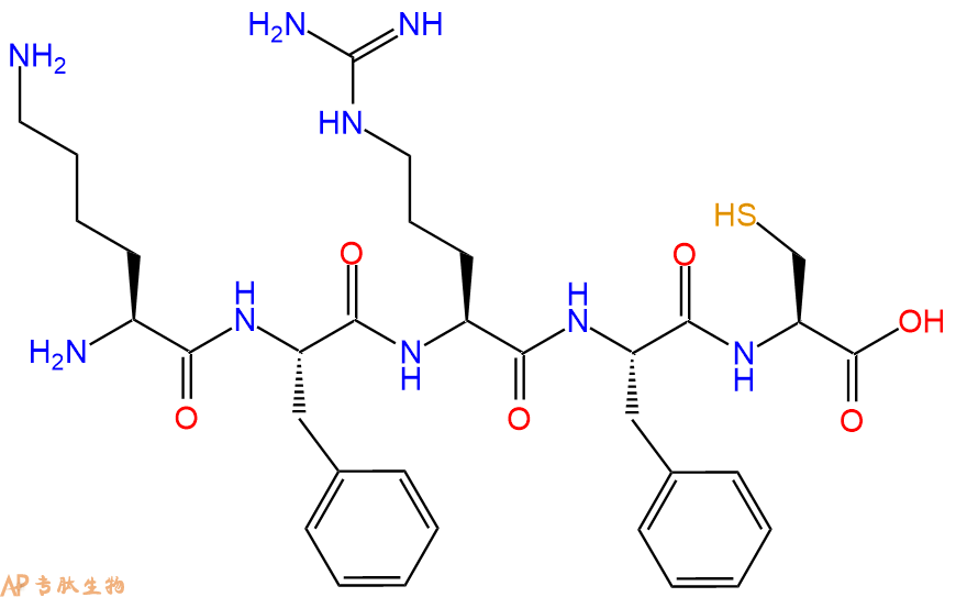 专肽生物产品H2N-Lys-Phe-Arg-Phe-Cys-OH
