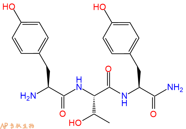 专肽生物产品H2N-Tyr-Thr-Tyr-CONH2
