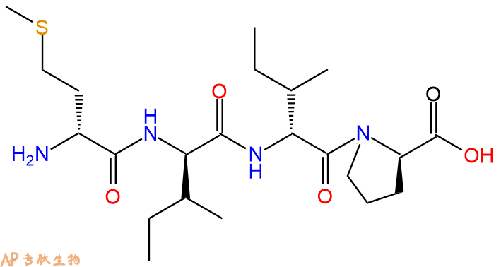 专肽生物产品H2N-DMet-DIle-DIle-DPro-OH