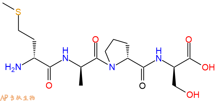 专肽生物产品H2N-DMet-DAla-DPro-DSer-OH