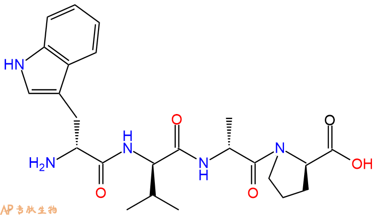 专肽生物产品H2N-DTrp-DVal-DAla-DPro-OH