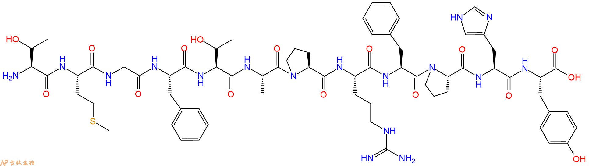 专肽生物产品肿瘤新生血管内皮细胞靶向肽：TY-12