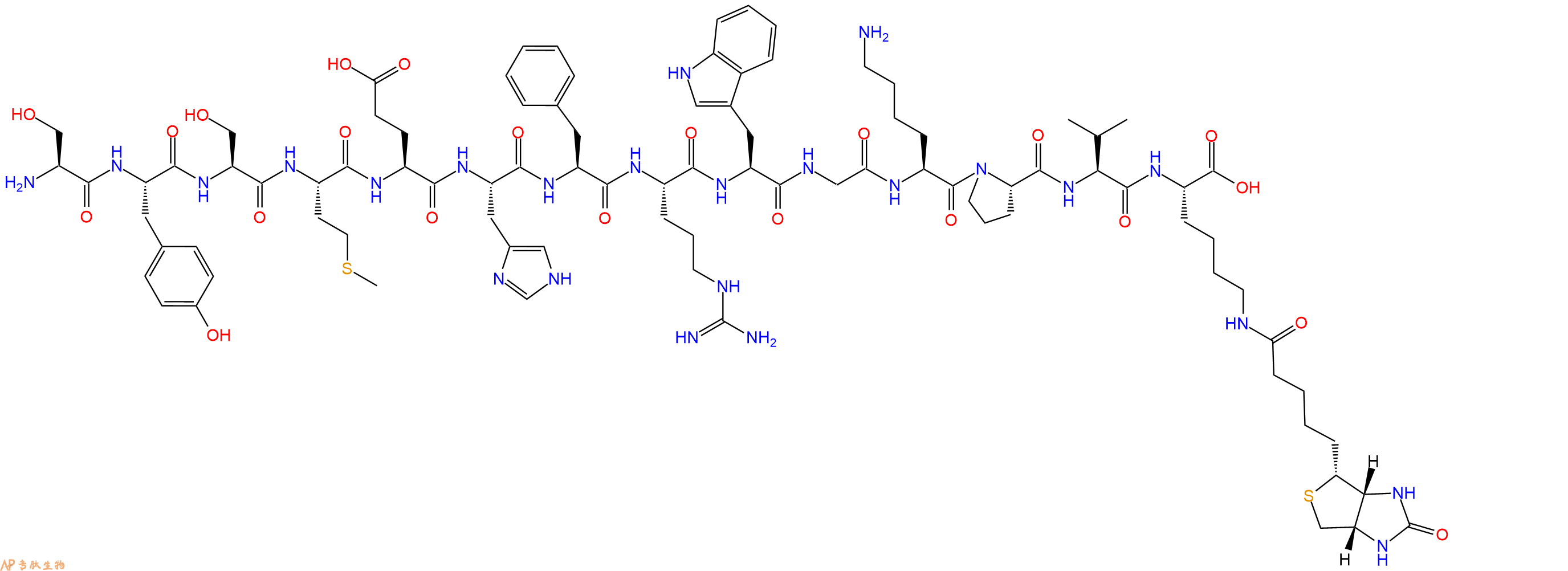 专肽生物产品促肾上腺皮质激素ACTH (1-14) (human, mouse, rat, guinea pig), C-term Biotin labeled