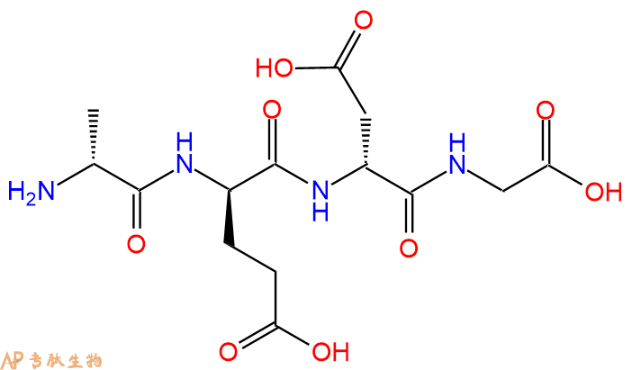 专肽生物产品H2N-DAla-DGlu-DAsp-Gly-OH