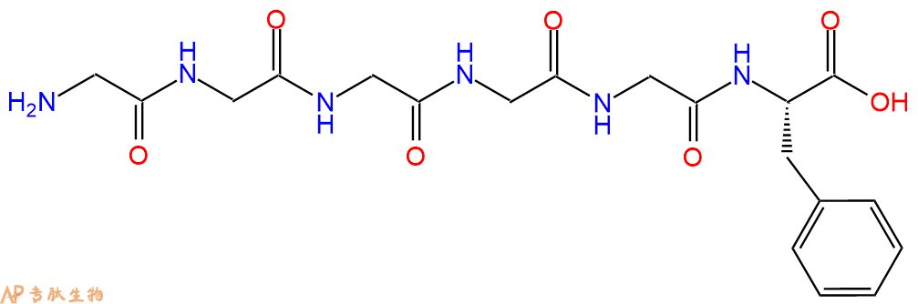 专肽生物产品H2N-Gly-Gly-Gly-Gly-Gly-Phe-OH