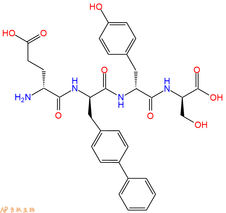 专肽生物产品H2N-DGlu-DBip-DTyr-DSer-OH