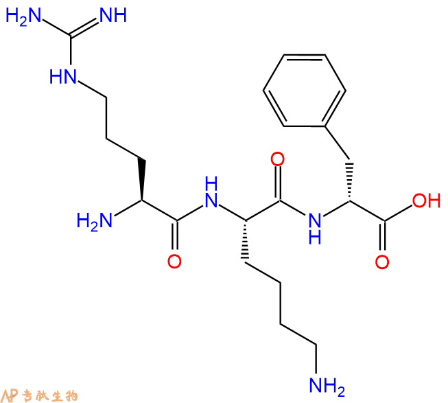 专肽生物产品H2N-Arg-Lys-DPhe-OH
