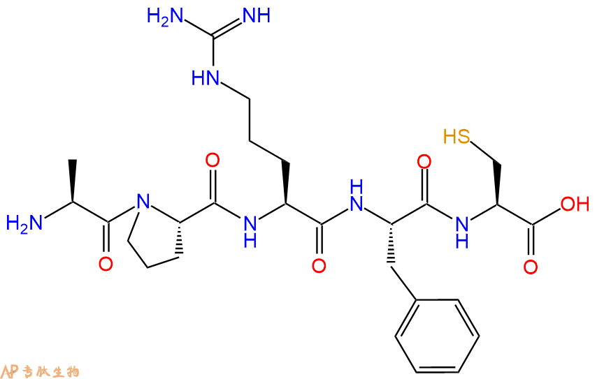 专肽生物产品H2N-Ala-Pro-Arg-Phe-Cys-OH