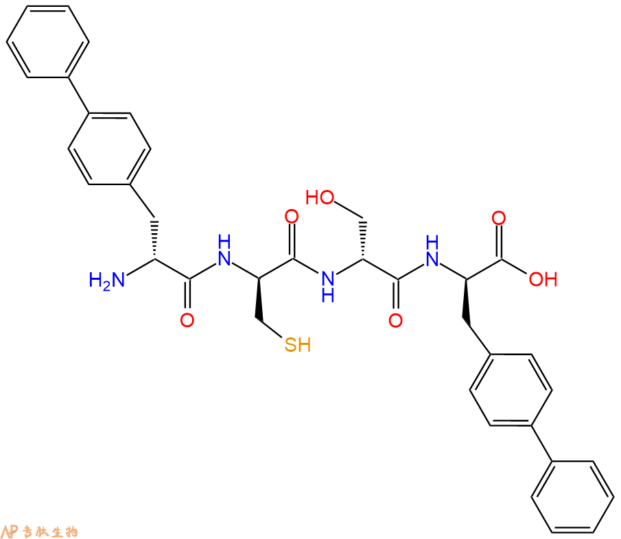 专肽生物产品H2N-DBip-DCys-DSer-DBip-OH
