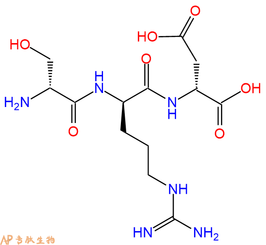 专肽生物产品H2N-DSer-DArg-DAsp-OH