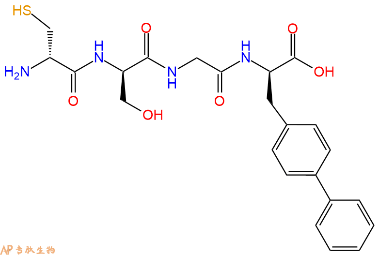 专肽生物产品H2N-DCys-DSer-Gly-DBip-OH