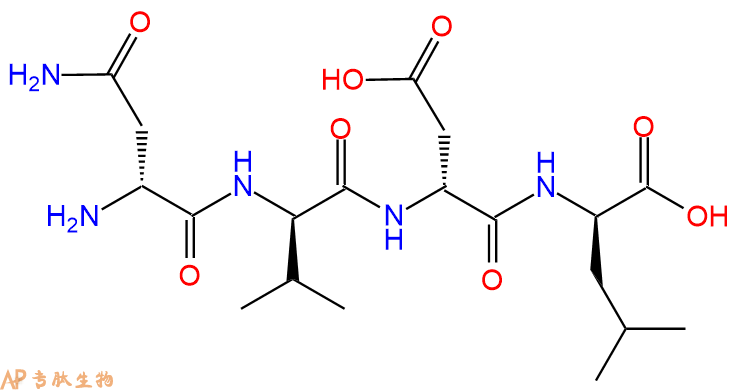 专肽生物产品H2N-DAsn-DVal-DAsp-DLeu-OH